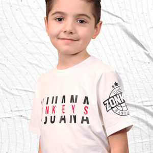 Playera Tijuana Zonkeys Letras niño