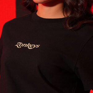 Playera Zonkeys Negra 2026
